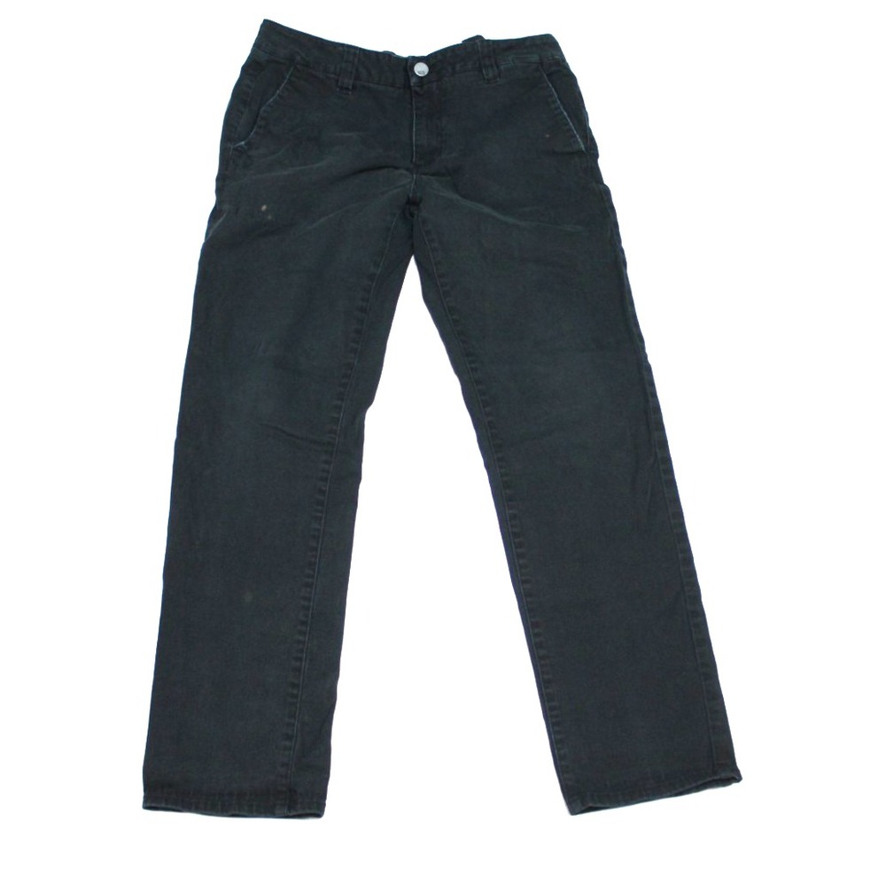 RSQ Chino Pants Mens 33x30 Black Excellent London Skinny Fit Casual Trousers